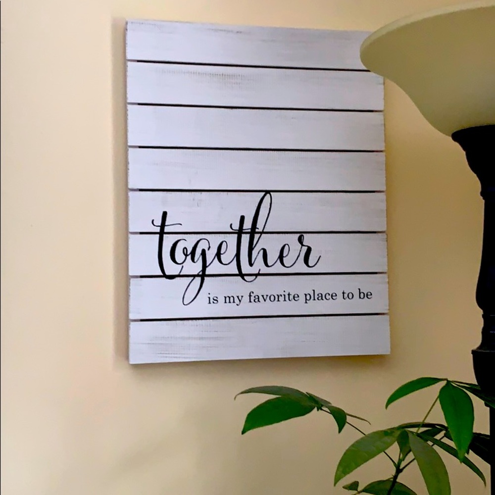 Wood sign